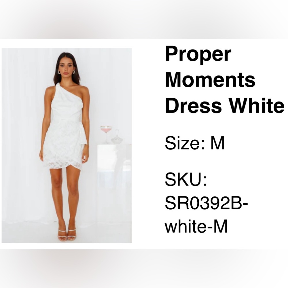 White Floral Lace Dress